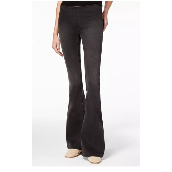 We‎ The Free People Penny Pull-On Flare Jeans Pants 28 womans - Picture 4 of 8